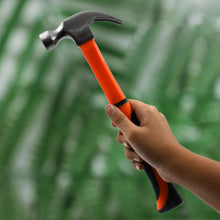 Durable rustproof claw hammer.